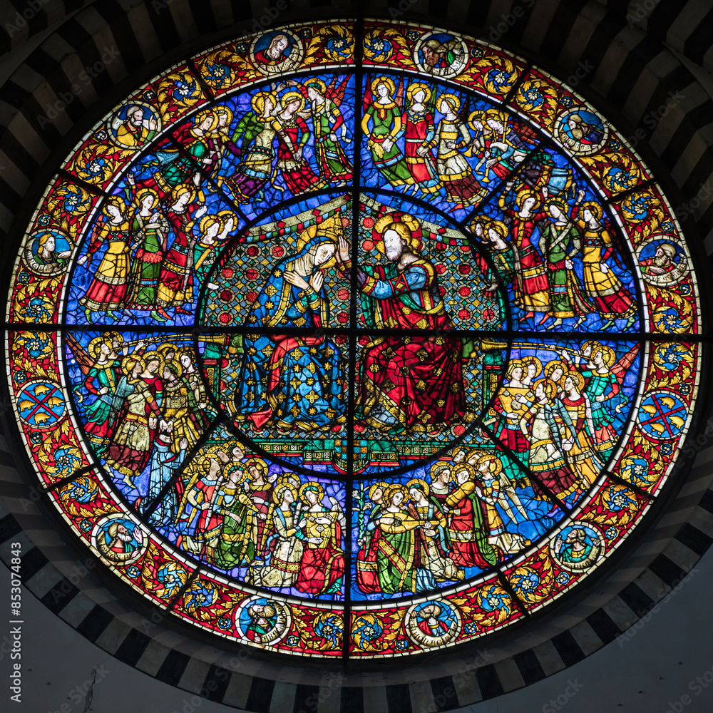 Fototapeta premium stained glass window