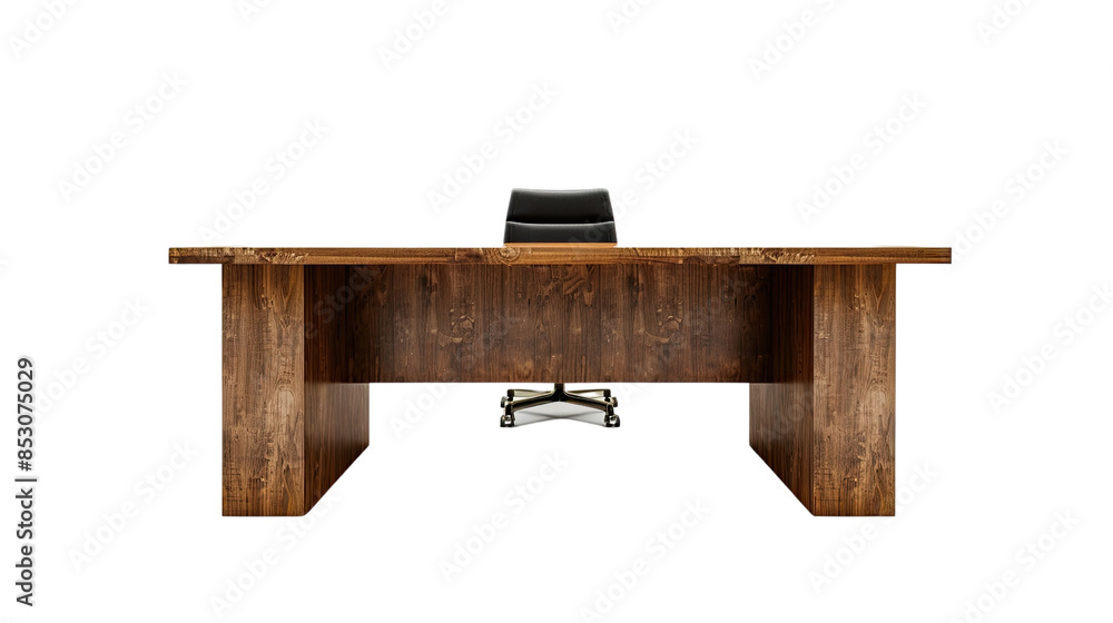 Office table on a transparent background Office table on a transparent background