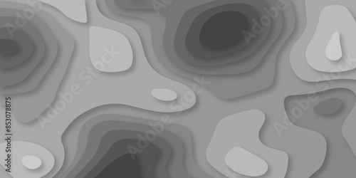 	
Luxury abstract lines Modern black carve wave line abstract luxury 3d papercut background. vector minimal topography map light element shadow landscape wave element curve graphic papercut design.