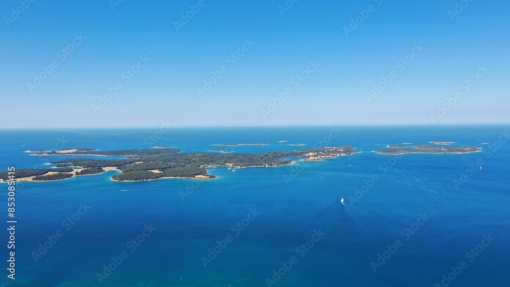 Luftbild – Fazana - Istrien Kroatien im Sommer Luftbild – Fazana - Istrien Kroatien im Sommer
