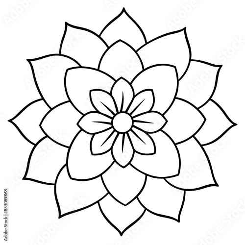 illustration of a lotus