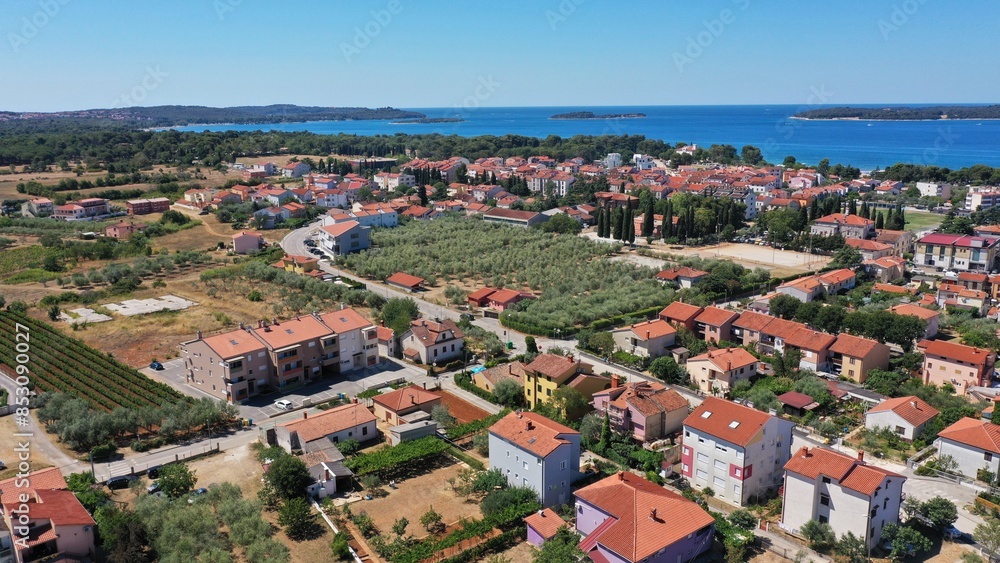 Luftbild – Fazana - Istrien Kroatien im Sommer Luftbild – Fazana - Istrien Kroatien im Sommer