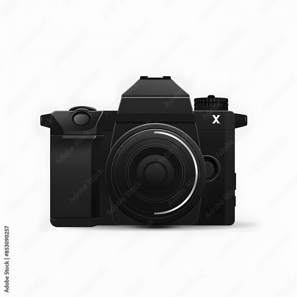 Photo camera vector icon isolated Photo camera vector icon isolated