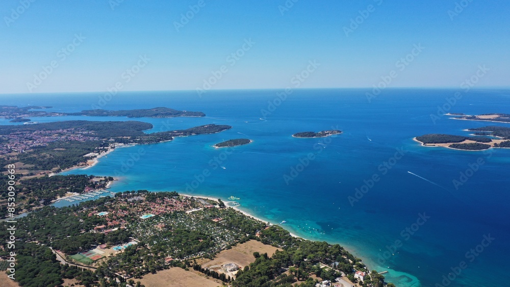 Luftbild – Fazana - Istrien Kroatien im Sommer Luftbild – Fazana - Istrien Kroatien im Sommer