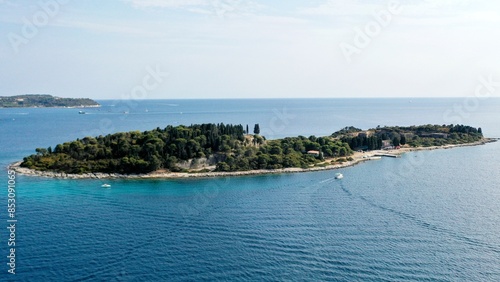 Luftbild – Fazana - Istrien Kroatien im Sommer