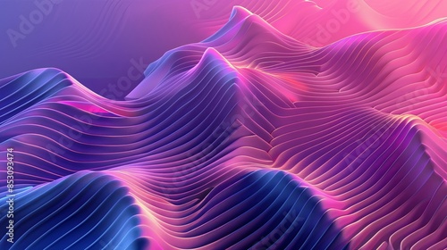 abstract lines background gradient in cyberpank style