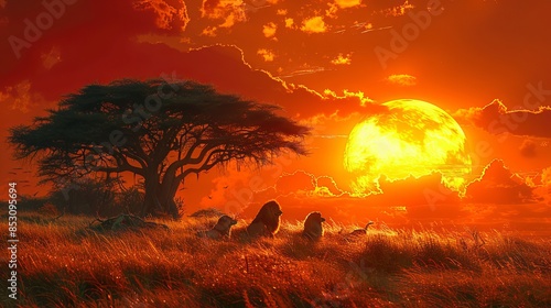 IMAGE_TYPE: PowerPoint background | GENRE: Animals | SCENE: A close-up shot of a group of dogs 