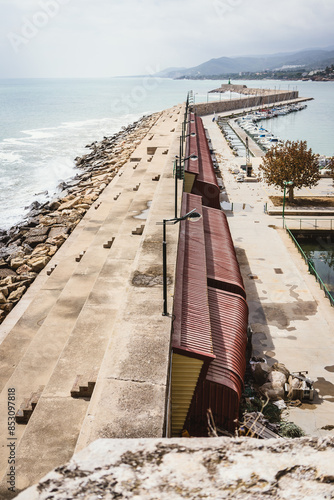 pier on the beach photo