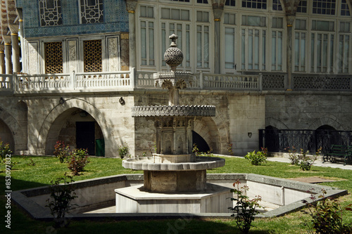 The Baghdad Pavilion, located inside the Topkapi Palace in Istanbul, is a small wooden pavilion built in 1639 to celebrate the conquest of Baghdad by the Ottoman sultan Murad IV