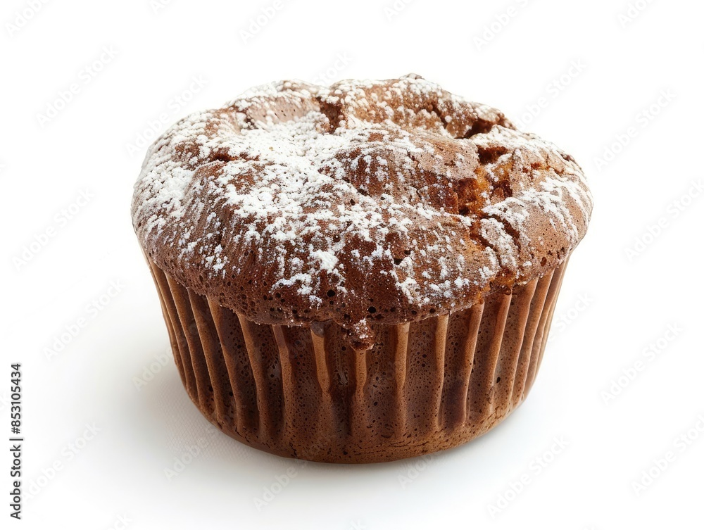 Souffle A chocolate souffle with powdered sugar Souffle A chocolate souffle with powdered sugar
