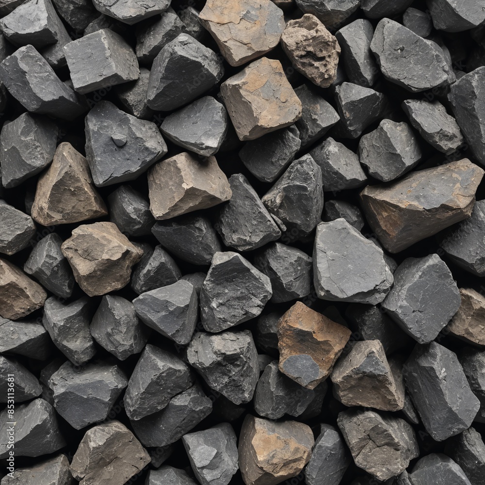 Raw Lead Ore Metallic Grey Rocks in Lead Mine Raw Lead Ore Metallic Grey Rocks in Lead Mine