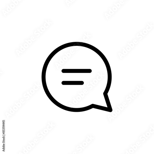 comment icon speech bubble symbol Chat message icons - talk message Bubble chat icon. web vector icon