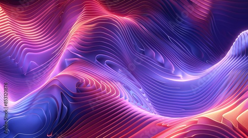 abstract lines background gradient in cyberpank style