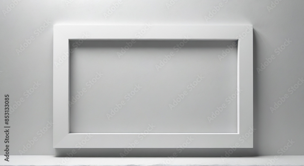 white frame
