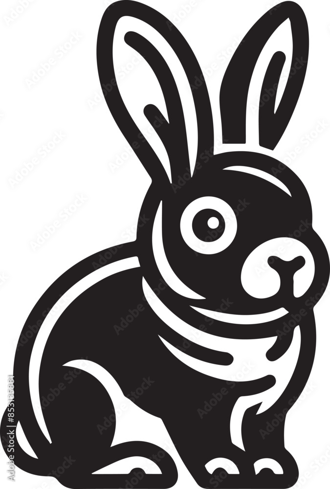 Obraz premium rabbit with carrot