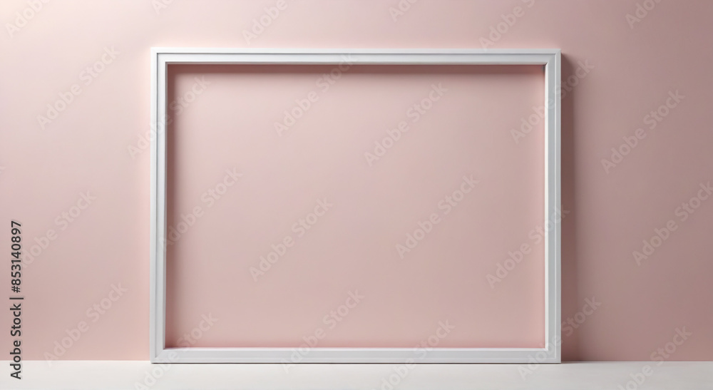 white frame on a wall white frame on a wall