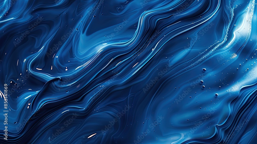 Obraz premium liquid grunge abstract background featuring blue paint texture.