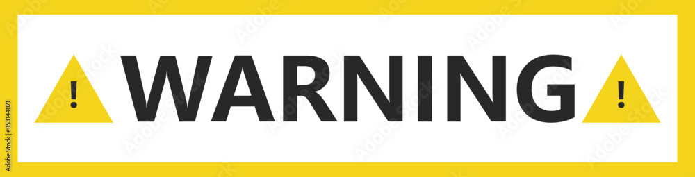 Warning sign Warning sign