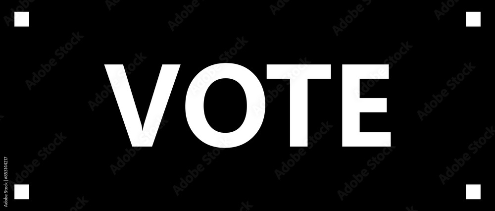 Obraz premium Vote sign