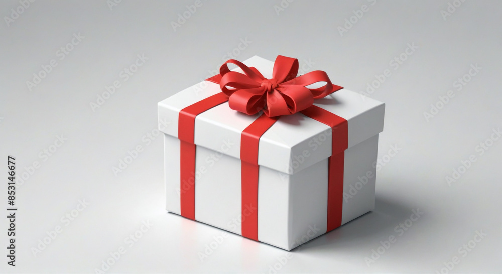 red gift box with ribbon red gift box with ribbon