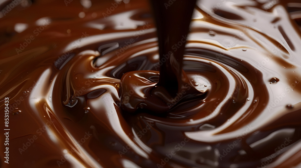 melted dark chocolate flow melted dark chocolate flow