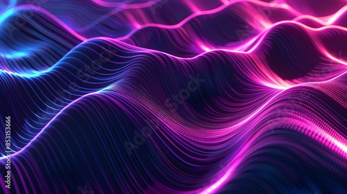 abstract lines background gradient in cyberpank style