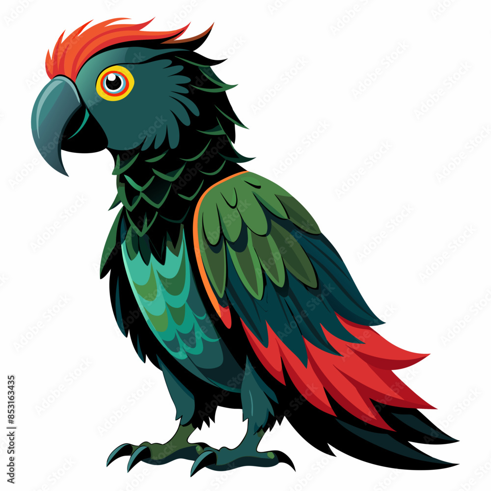 Fototapeta premium Parrot Illustration Vector Art 