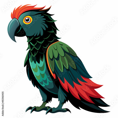 Parrot Illustration Vector Art 