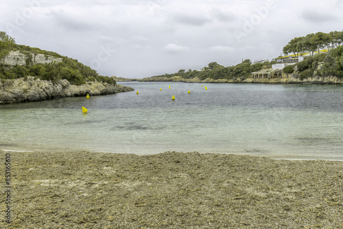 Calm Waters of Cala Santandria, Menorca photo