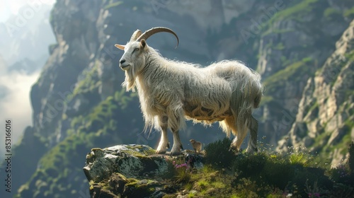 Goat that lives in the mountains