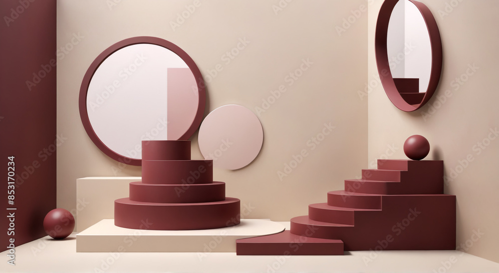 red and white staircase red and white staircase