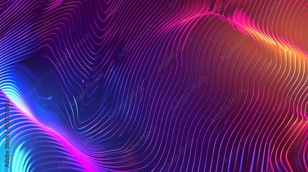 abstract lines background gradient in cyberpank style abstract lines background gradient in cyberpank style