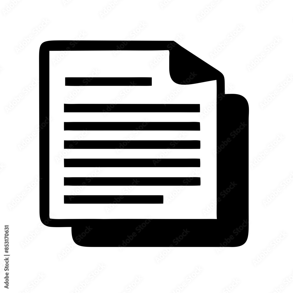 Icons for business applications and websites - Document Icons for business applications and websites - Document