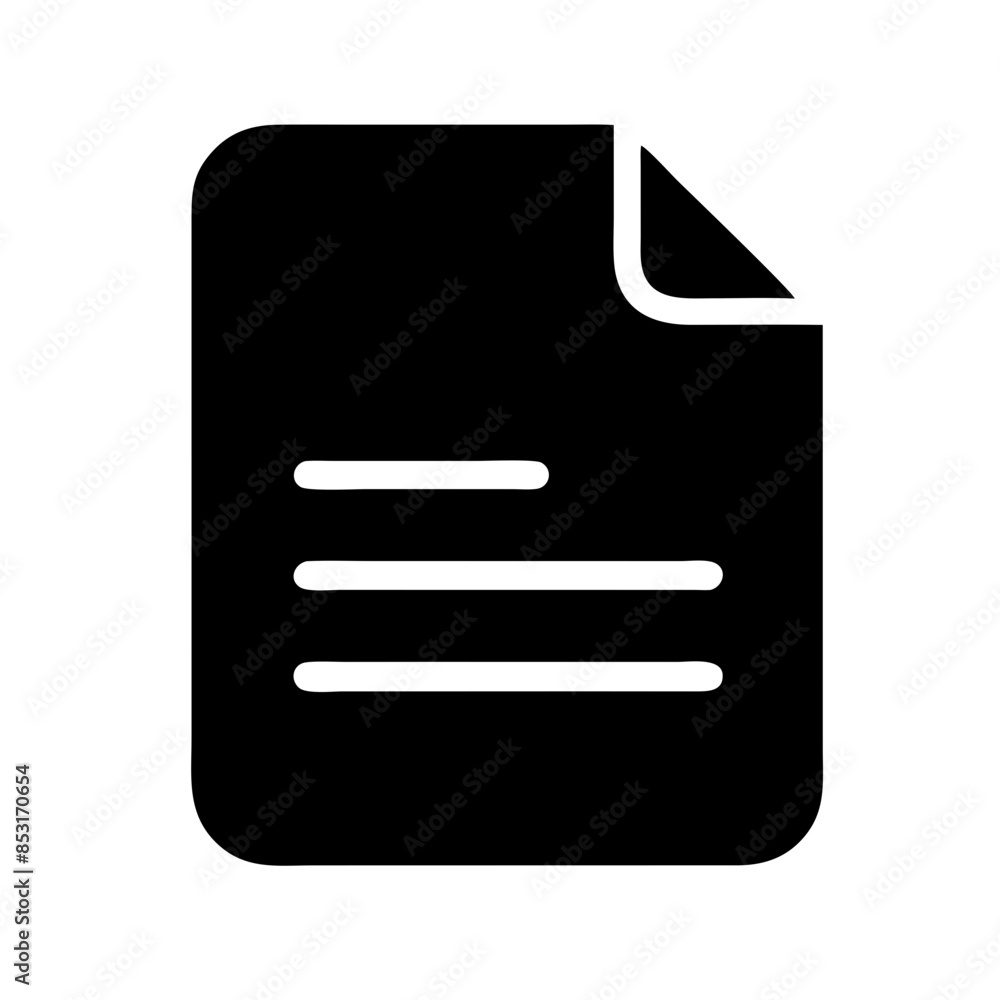Icons for business applications and websites - Document Icons for business applications and websites - Document
