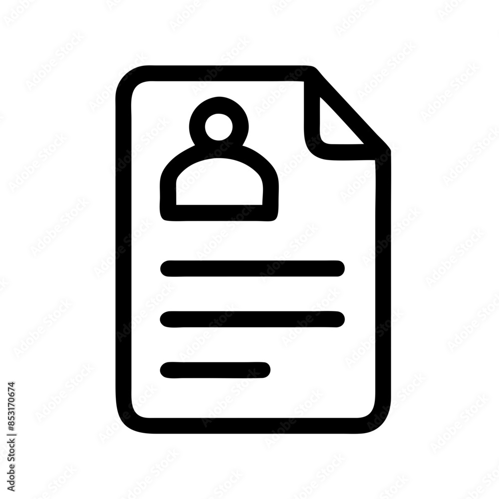 Icons for business applications and websites - Document Icons for business applications and websites - Document