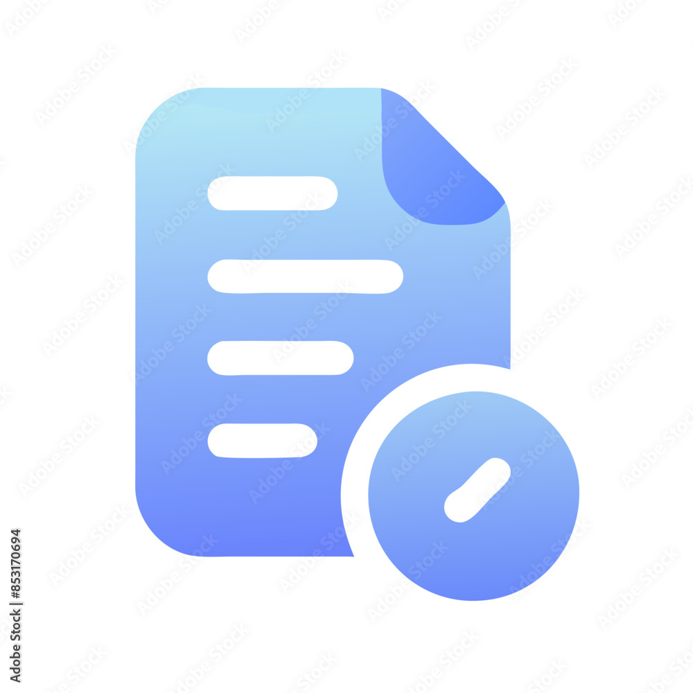 Icons for business applications and websites - Document Icons for business applications and websites - Document