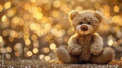 Wallpaper Mural Brown Bear Sitting on Carpet Torontodigital.ca