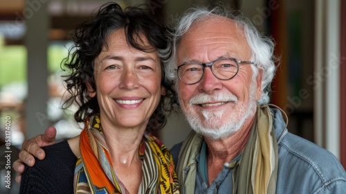 Man and Woman Standing Together