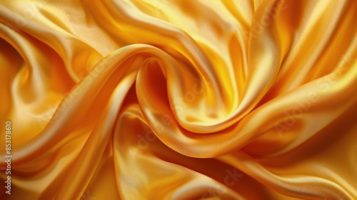 Close-Up of Yellow Fabric