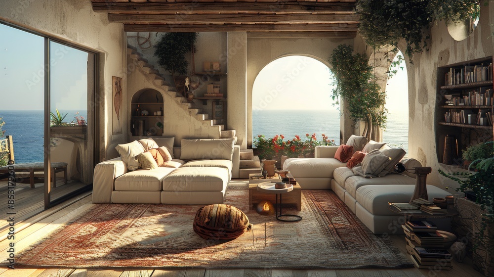 Fototapeta premium Ocean View Bathtub
