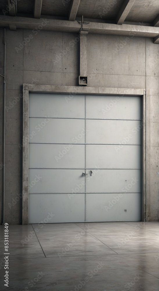 old door in abandoned building