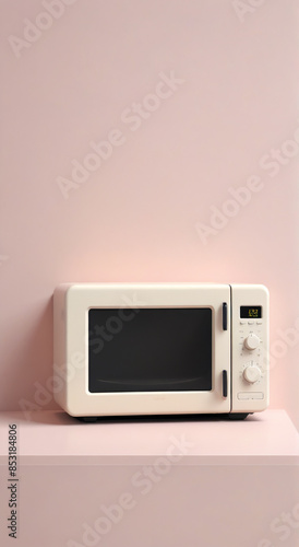 microwave oven in a kitchen