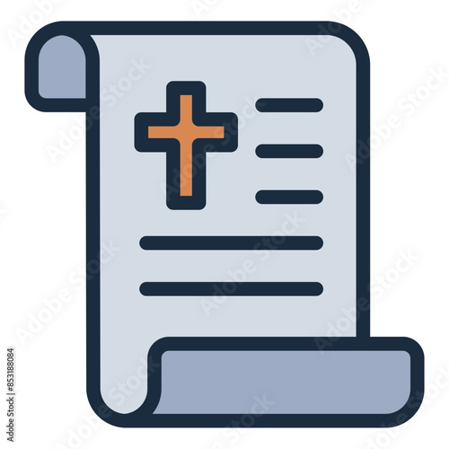Sermon christian document speech icon
