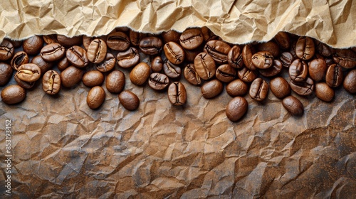 Coffee Beans Falling Into Pile