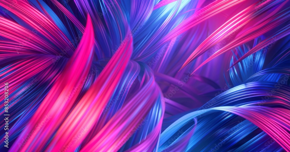 A vibrant and dynamic abstract background with neon rays of pink, purple, and blue creating an energetic and futuristic atmosphere A vibrant and dynamic abstract background with neon rays of pink, purple, and blue creating an energetic and futuristic atmosphere