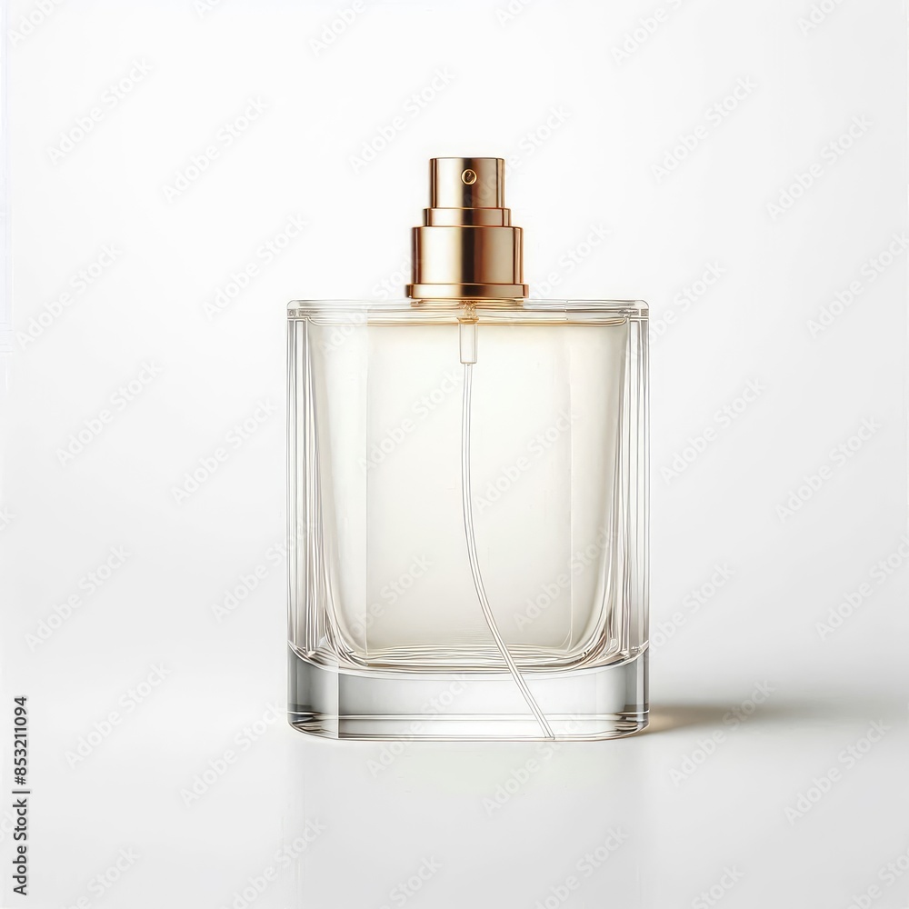 Empty perfume bottle isolated on a white background Empty perfume bottle isolated on a white background