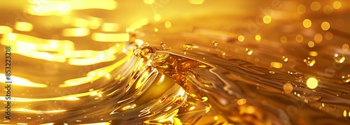 Liquid gold background