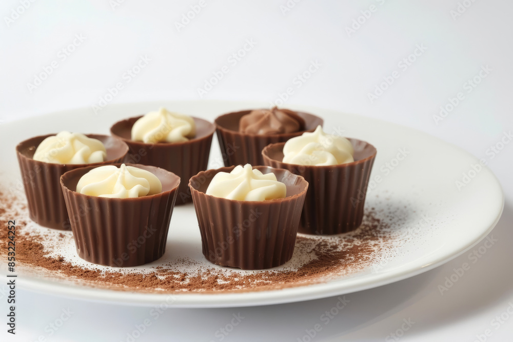 Tempting Cappuccino Cups: Bite-Sized Delights with Non-Tempering Chocolate