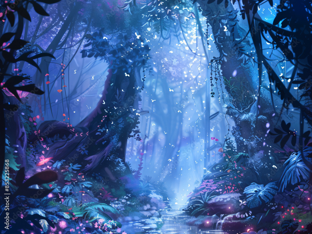 Fototapeta premium Enchanted Forest: Nature in Harmony
