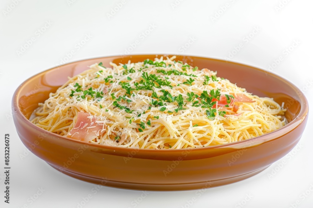 Capellini al Forno: Delicious Baked Angel Hair Pasta with Prosciutto and Parmesan Sauce Capellini al Forno: Delicious Baked Angel Hair Pasta with Prosciutto and Parmesan Sauce
